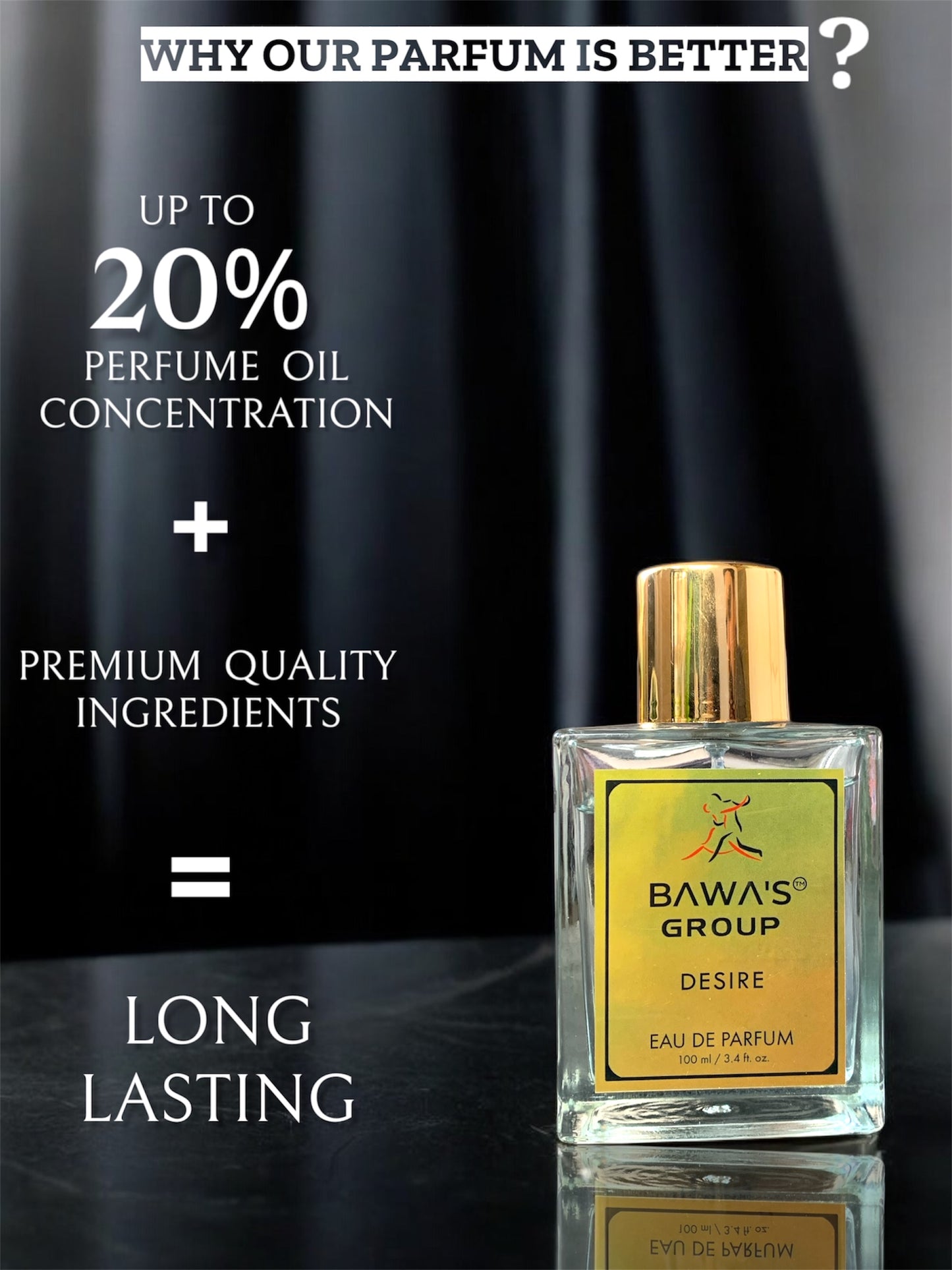 Bawa's Group Luxury Desire - 100ml (INSPIRED BY KHAMRAH) UNISEX