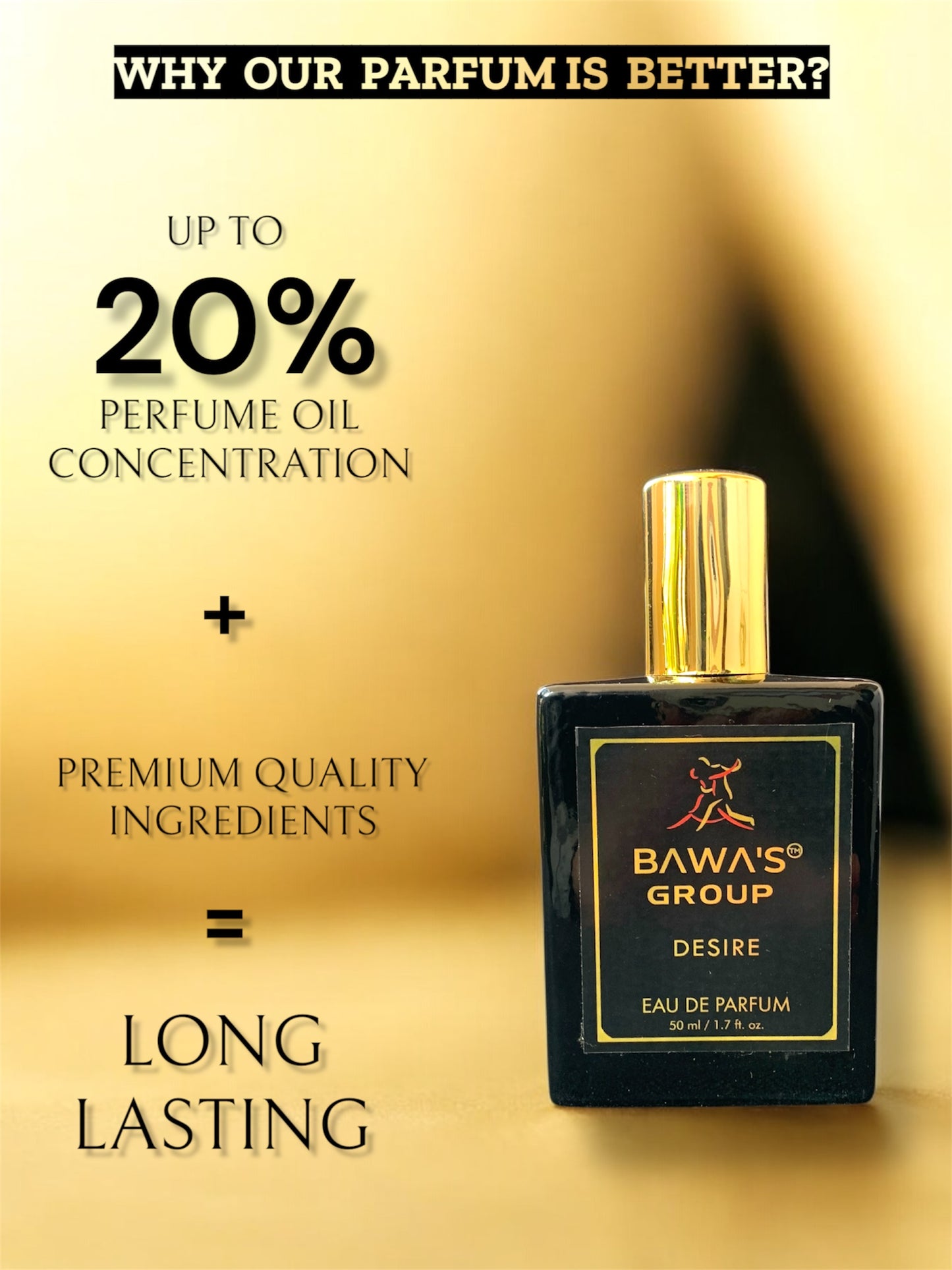 Bawa's Group Luxury Desire - 50ml (INSPIRED BY KHAMRAH) UNISEX